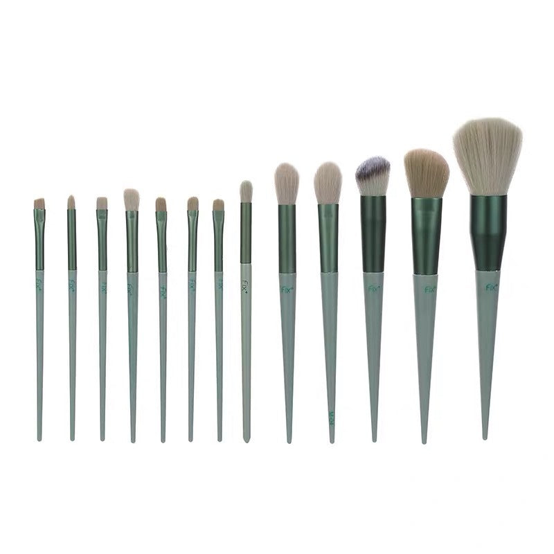 Set of 13 Soft Makeup Brushes for Face Blush Powder - Quick-Drying & Super Gentle
