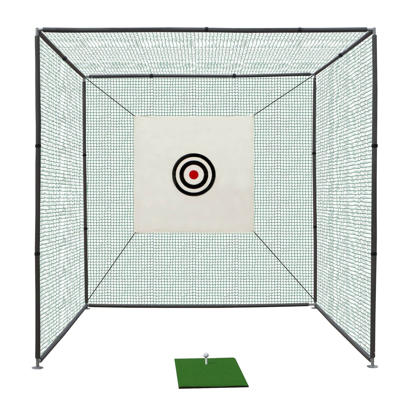10x10x10 FT Golf Practice Net Cage - Indoor & Outdoor Use