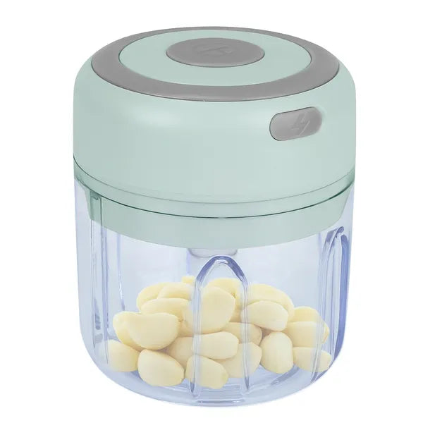 Mini Electric Garlic Chopper 8.45oz Cordless Food Processor Kitchen Appliance