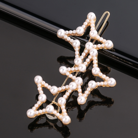 Women's Geometric Frog Buckle Hair Clip Crown Style Hairpin