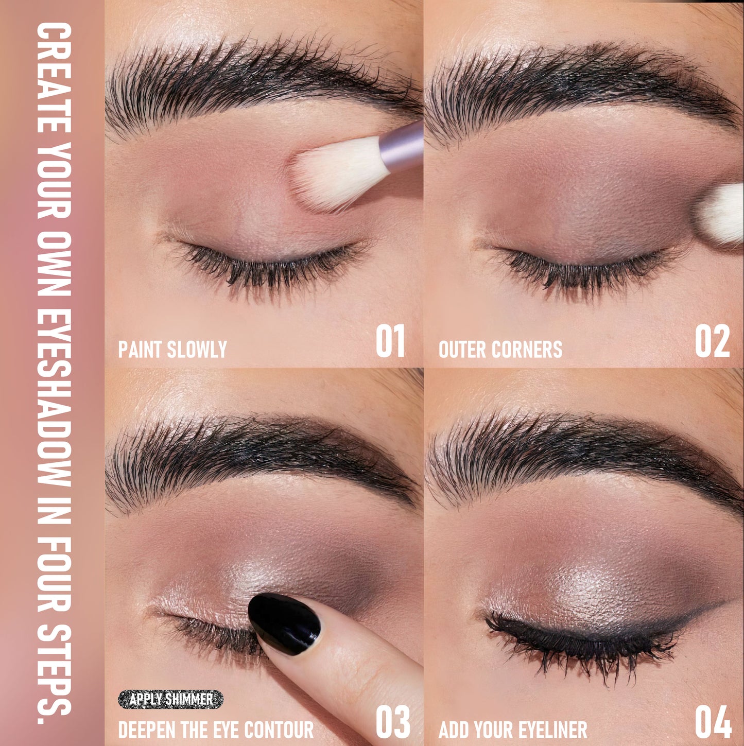 12-Color Eyeshadow Palette - Matte and Metallic Makeup Collection