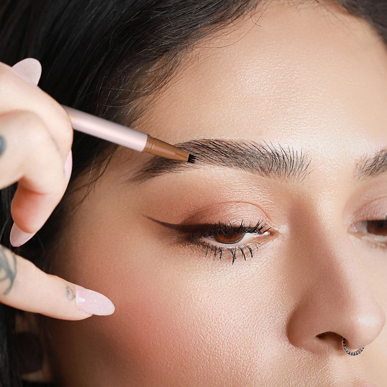 Waterproof Eyebrow Pencil - Long-Lasting Smudge-Proof Brow Definition