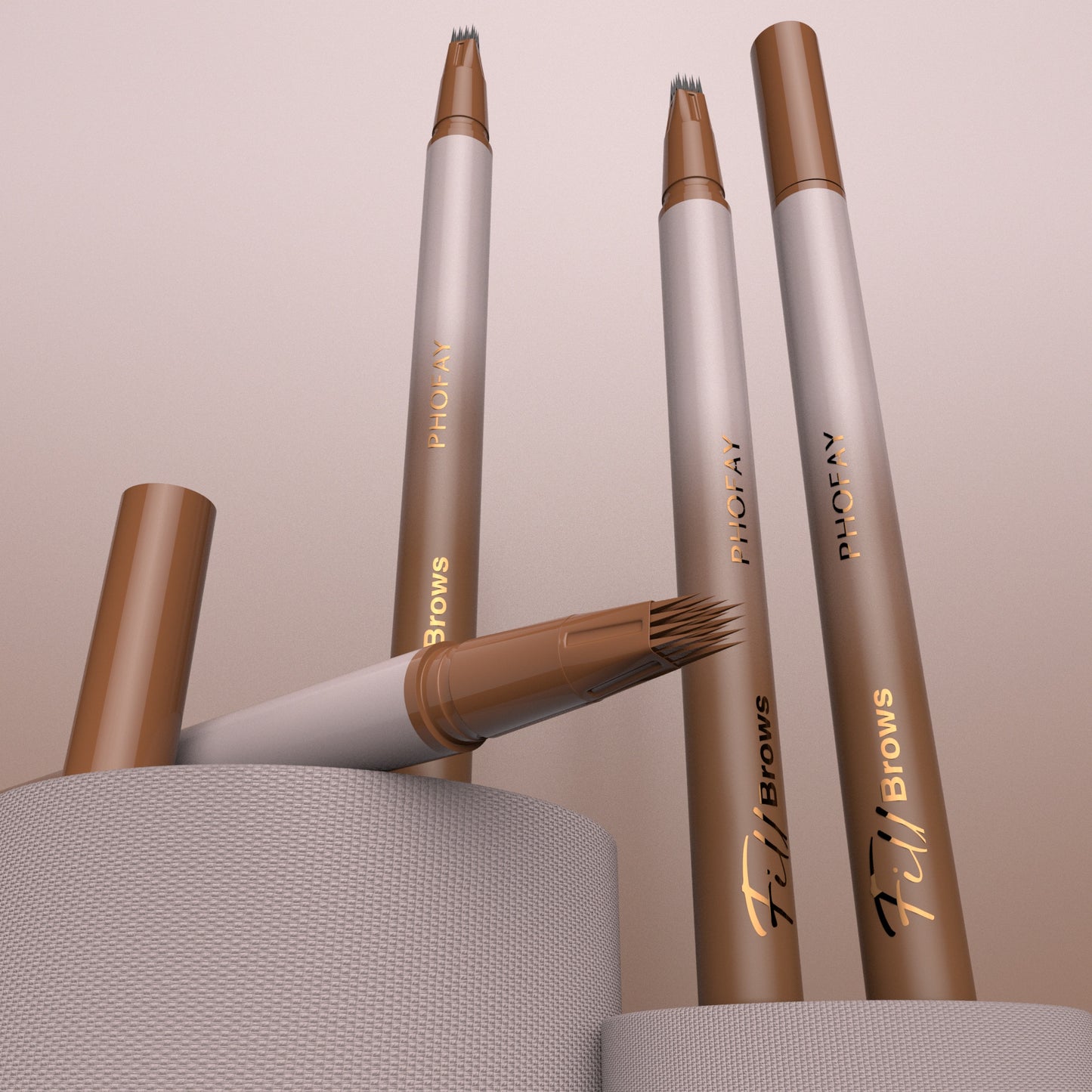 Waterproof Eyebrow Pencil - Long-Lasting Smudge-Proof Brow Definition