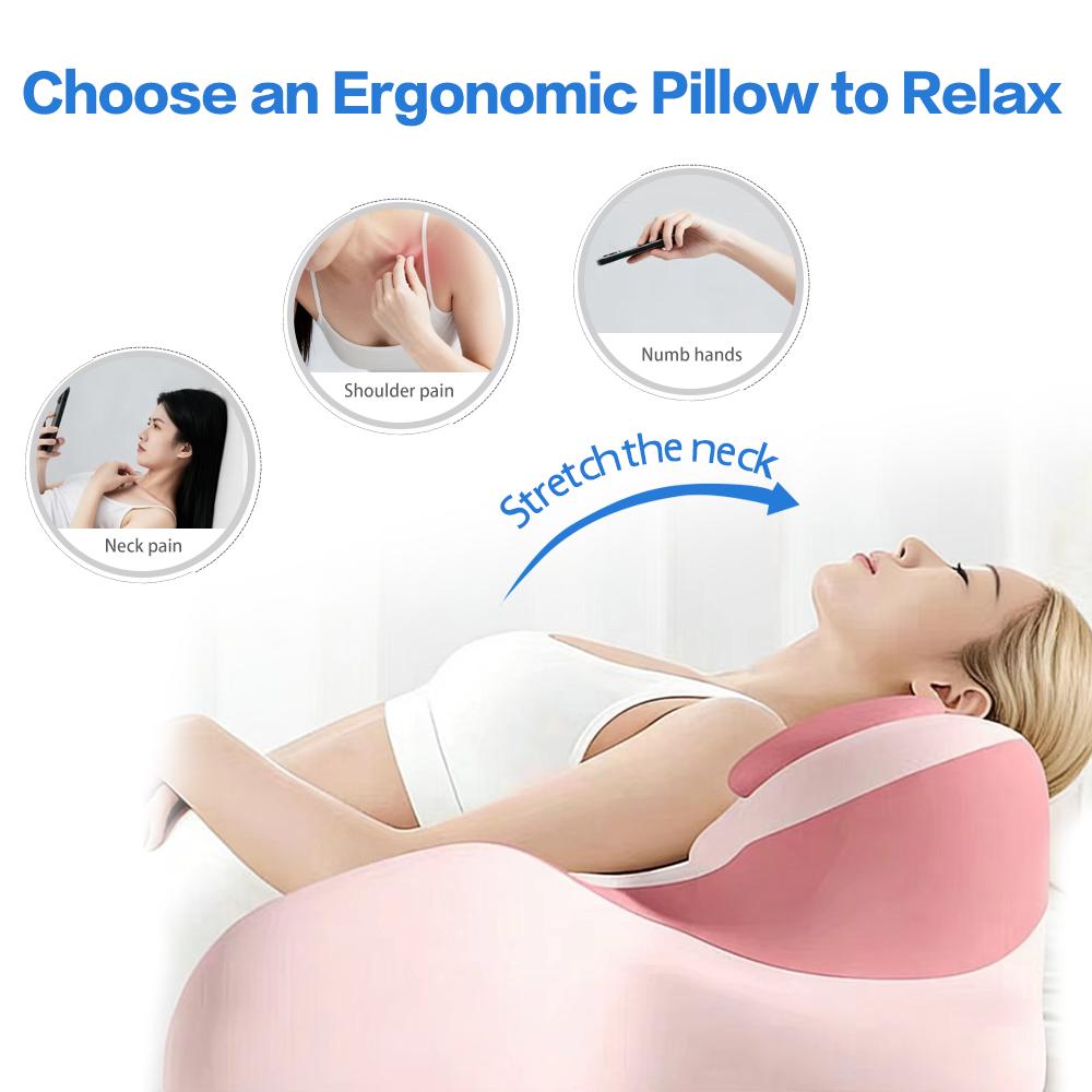 Ergonomic Heart-Shaped Memory Foam Chest Support Pillow