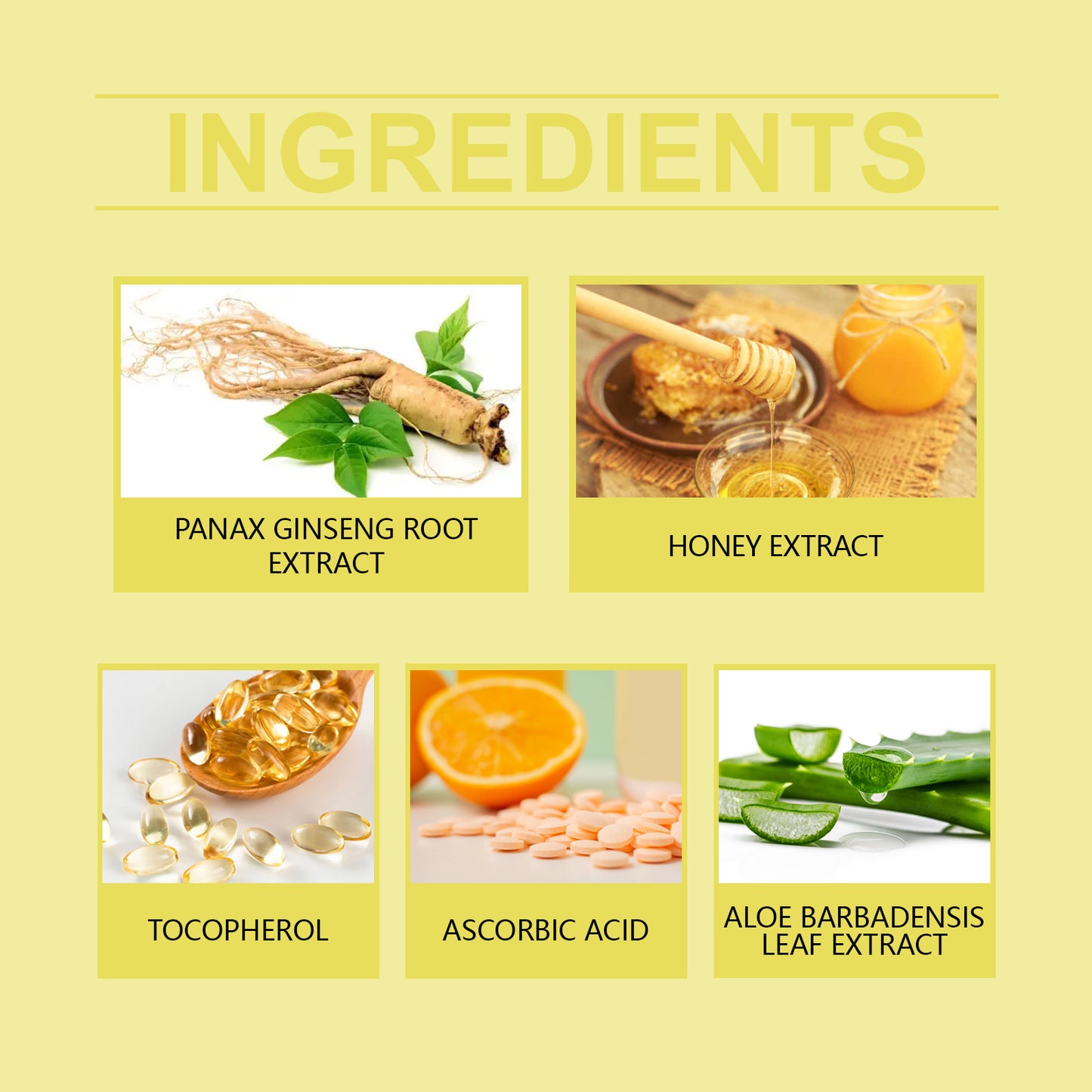 Hair Oil Capsules for Dry Frizzy Hair - Nourishing Ginseng & Honey Serum