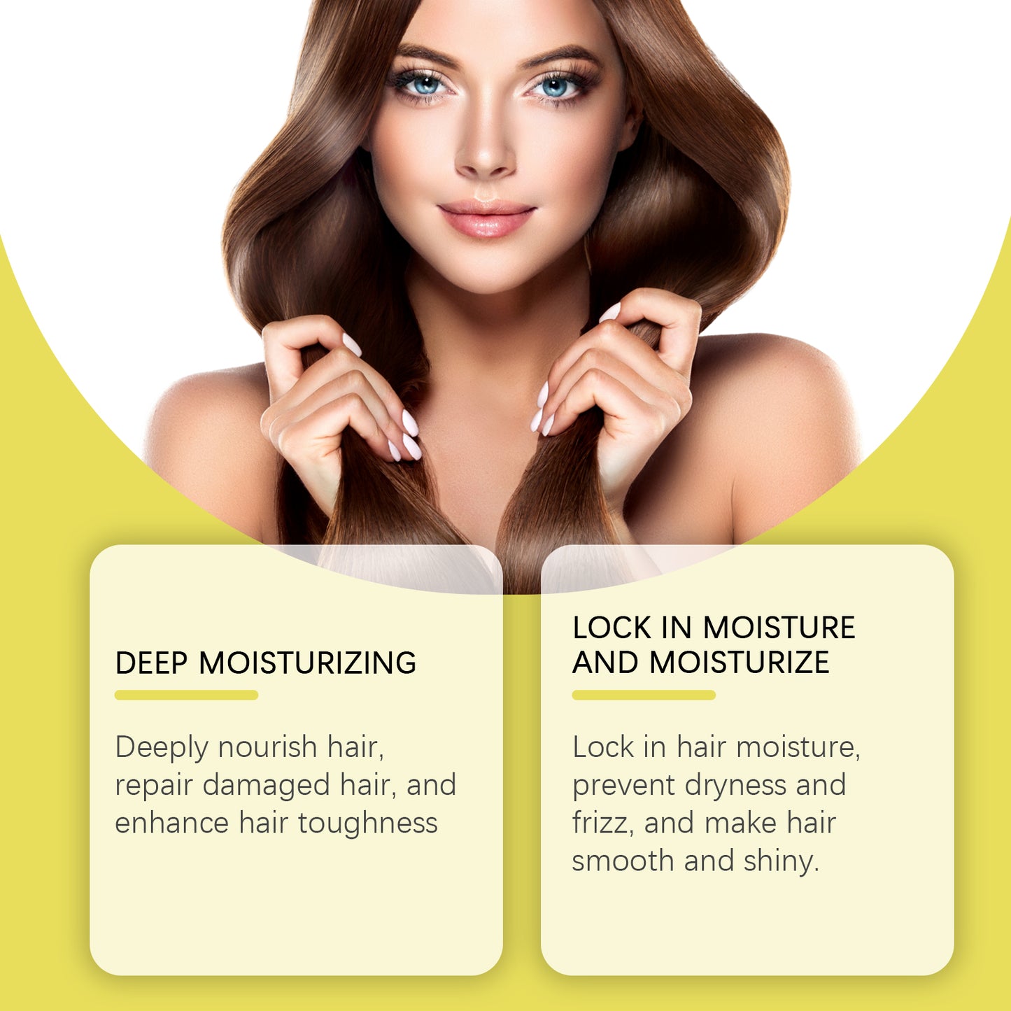Hair Oil Capsules for Dry Frizzy Hair - Nourishing Ginseng & Honey Serum