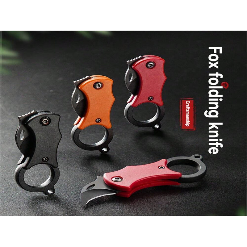 F1 Red Orange Knife Set - 3-Piece Kitchen Knives