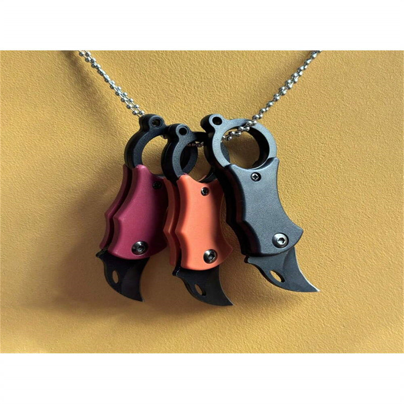 F1 Red Orange Knife Set - 3-Piece Kitchen Knives