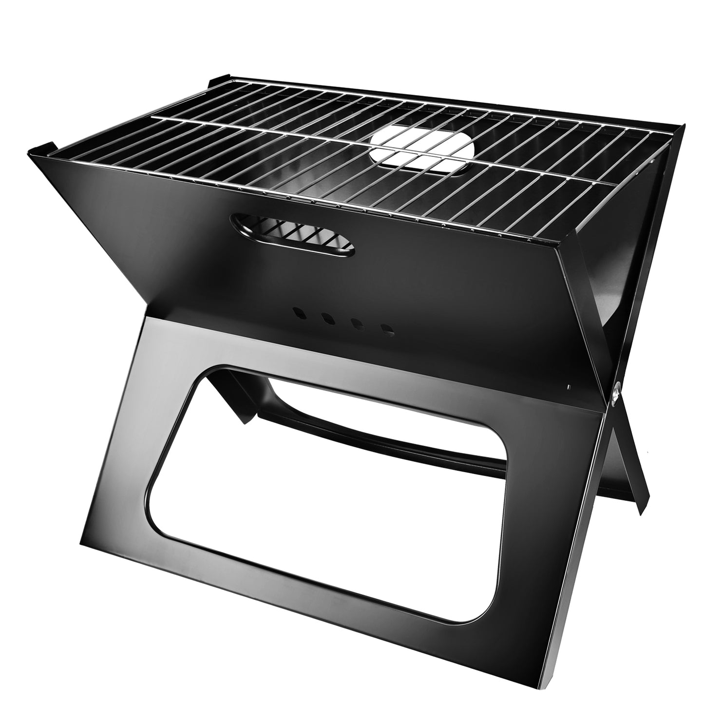 Portable Foldable Charcoal BBQ Grill for Camping & Outdoor Use