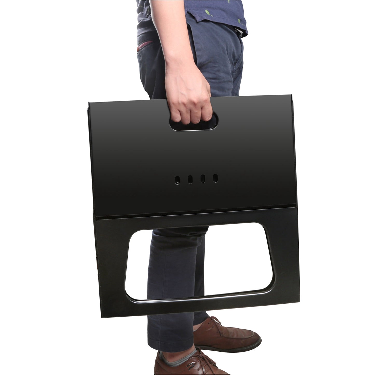 Portable Foldable Charcoal BBQ Grill for Camping & Outdoor Use