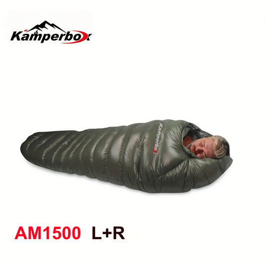 Winter Waterproof Down Sleeping Bag - Model AM1500L