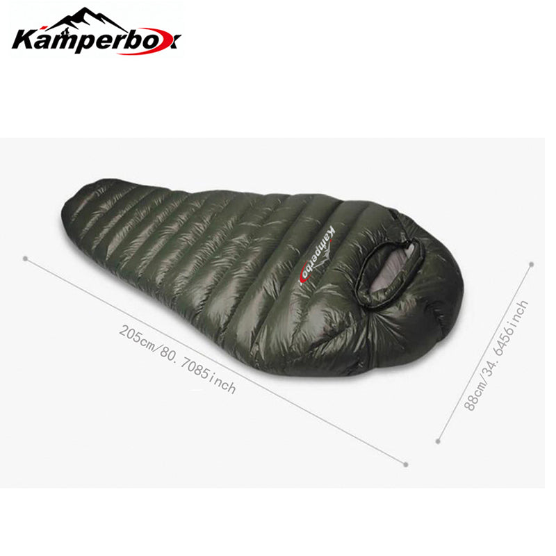 Winter Waterproof Down Sleeping Bag - Model AM1500L