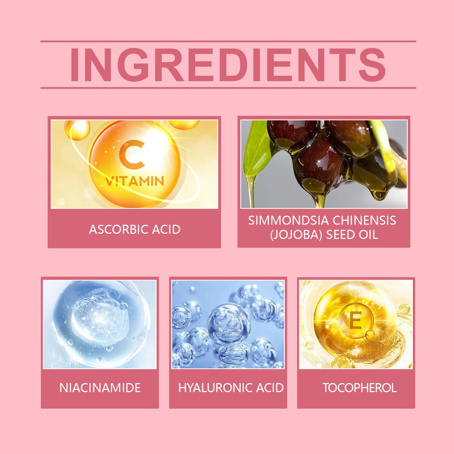 Moisturizing Facial Capsule Serum with Jojoba Oil & Vitamin E