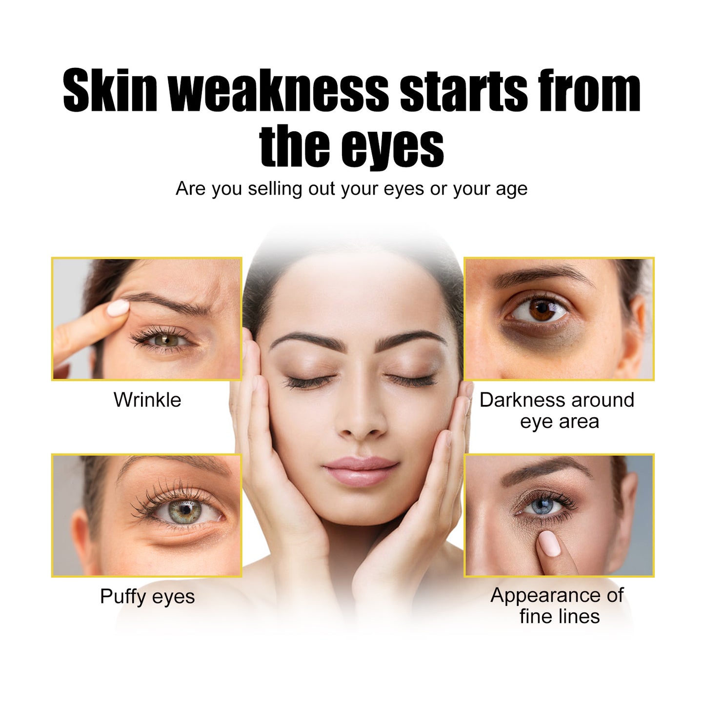 Collagen Gold Eye Mask - Hydrating Firming Eye Patches for Dark Circles