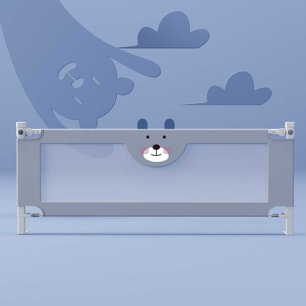 Drop-Resistant Baby and Toddler Bed Rail - Safety Guard for Cribs & Beds