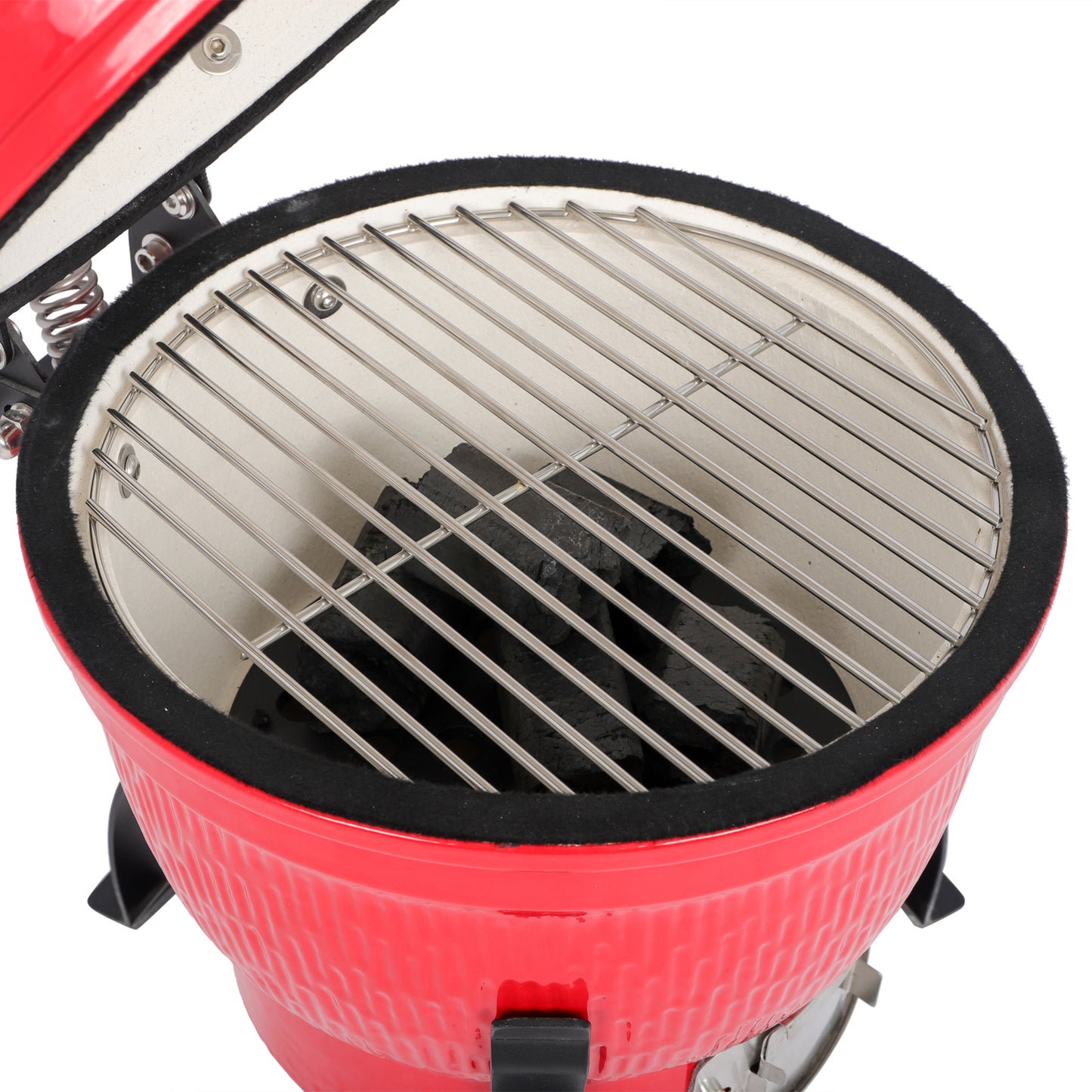 Ceramic 13-Inch Round Oven Grill - Fuel Efficient & Versatile