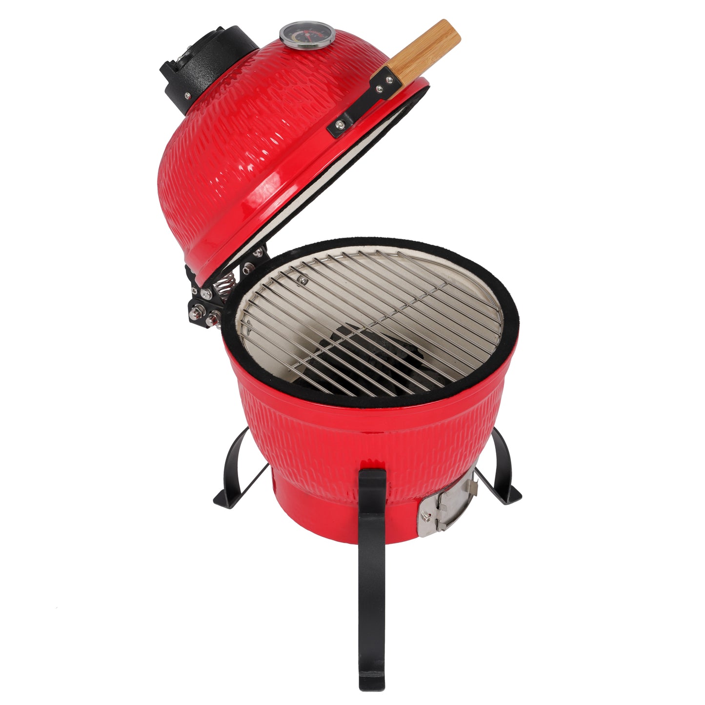 Ceramic 13-Inch Round Oven Grill - Fuel Efficient & Versatile