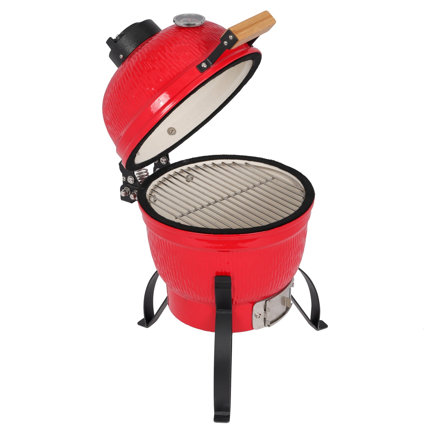 Ceramic 13-Inch Round Oven Grill - Fuel Efficient & Versatile