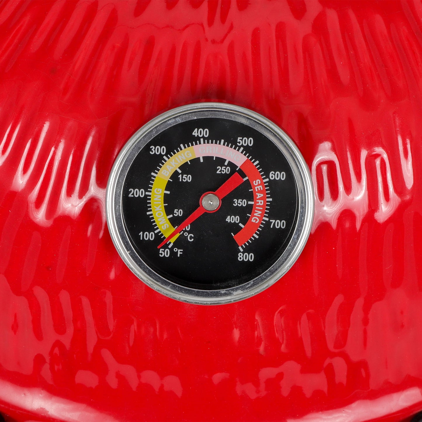 Ceramic 13-Inch Round Oven Grill - Fuel Efficient & Versatile