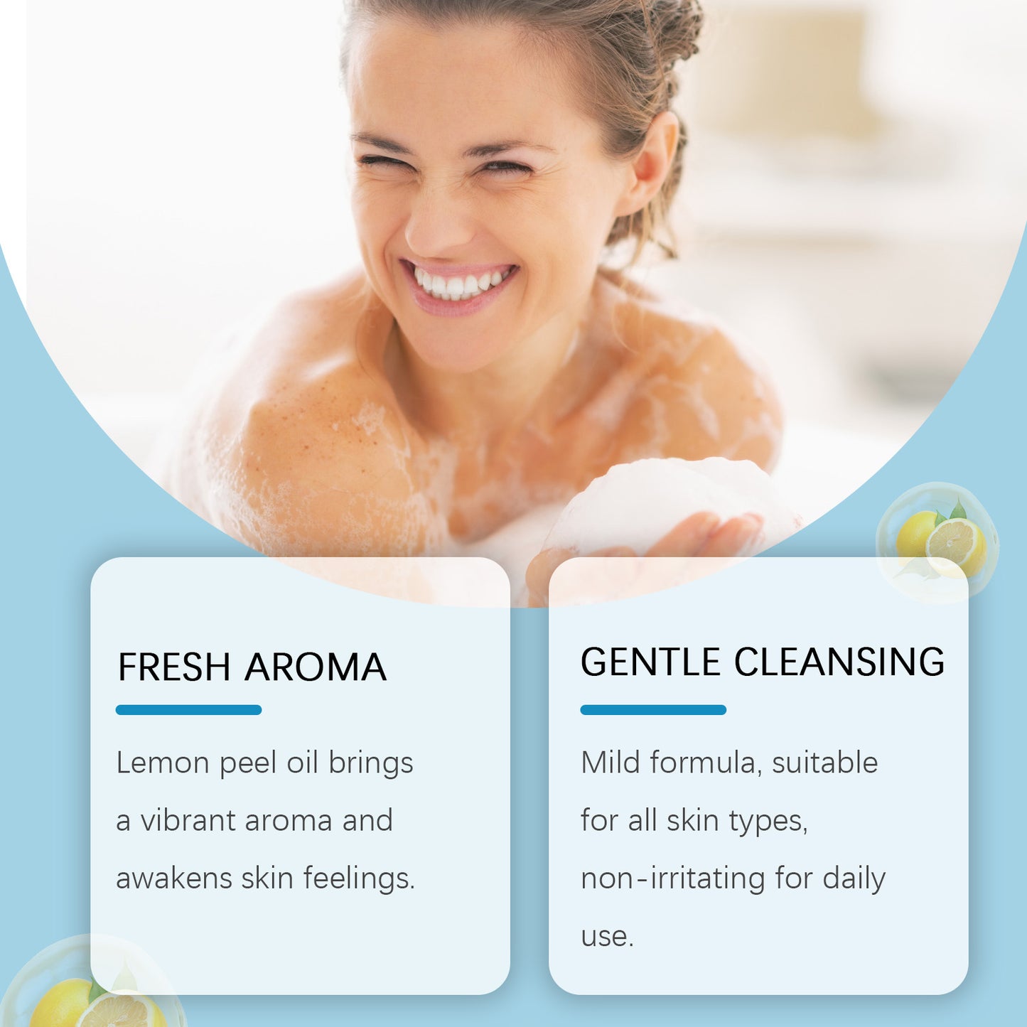 Lemon Turmeric Essential Oil Soap - Natural Brightening Body Cleansing Bar