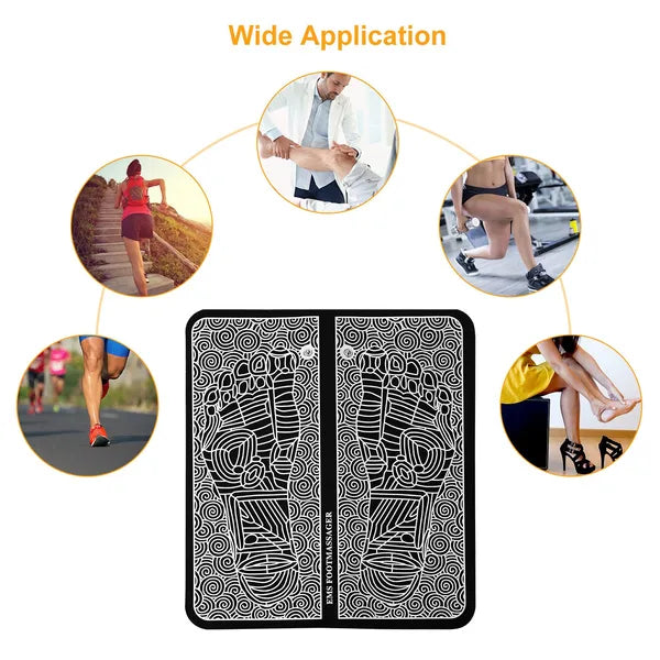 Electric Foot Massager Pad with 6 Modes & 9 Intensity Levels