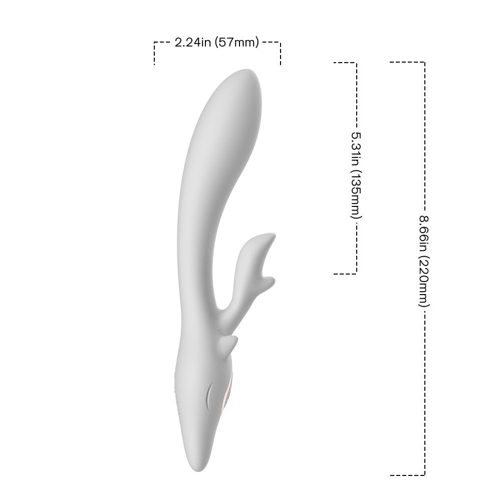 Deer Vibration Massage Toy - Flexible Silicone & ABS Relaxation Tool