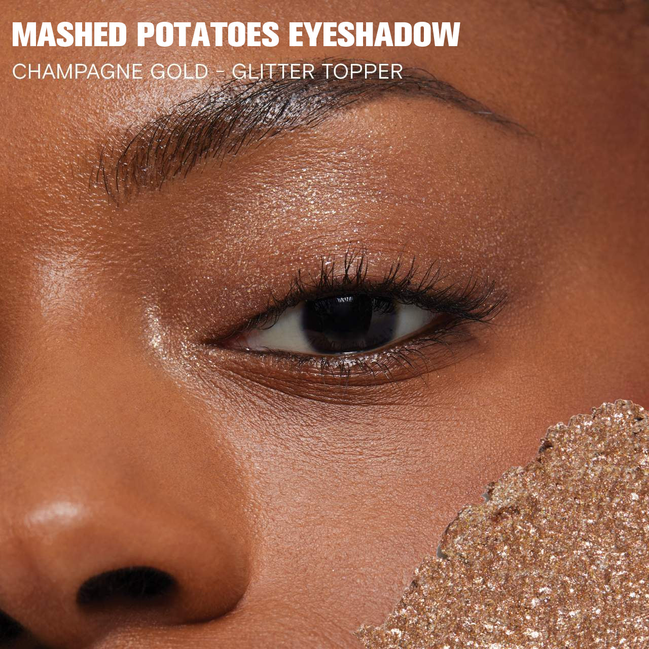 Mashed Potato Eyeshadow - Long-Lasting Iridescent Shimmer Makeup