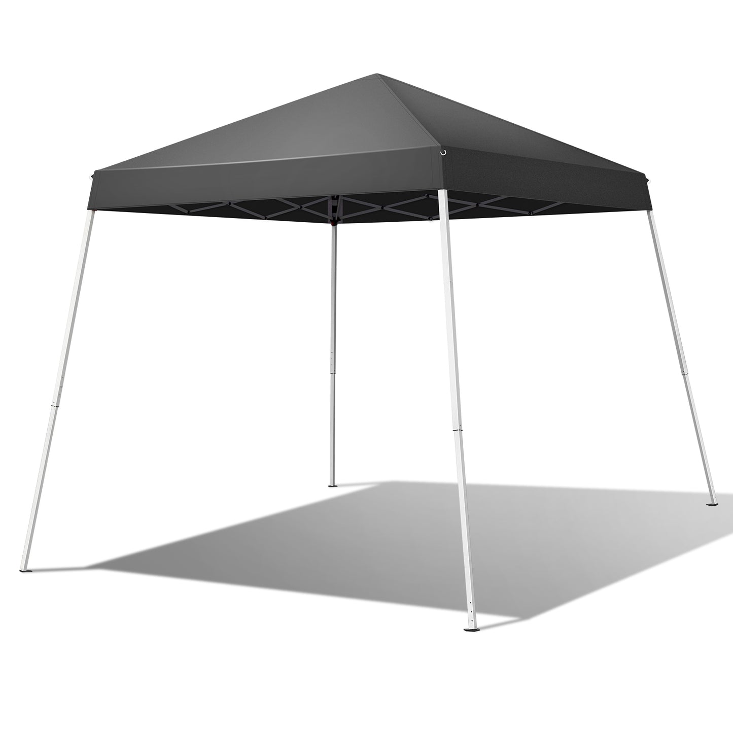 Portable Dark Gray Folding Canopy Gazebo - UV Resistant & Waterproof
