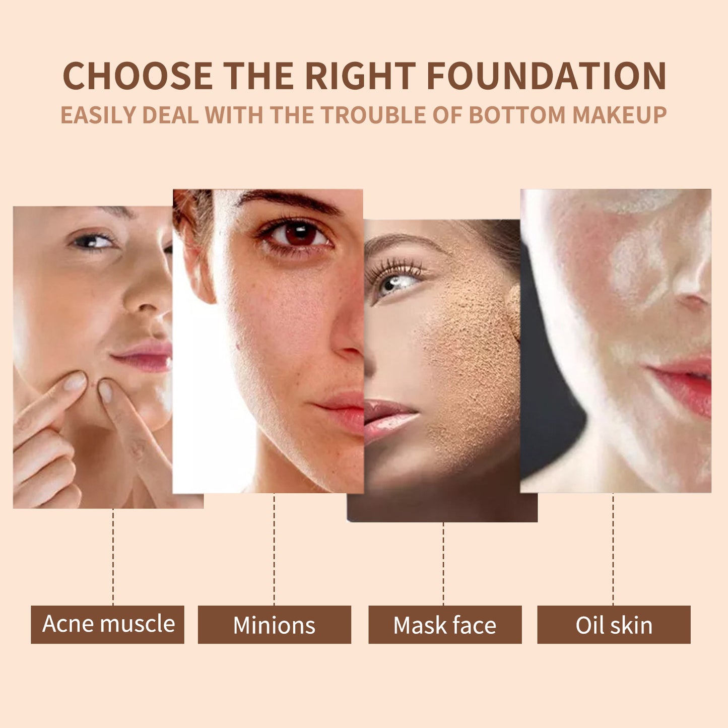 Mushroom Head Air Cushion Foundation - Natural Coverage Concealer