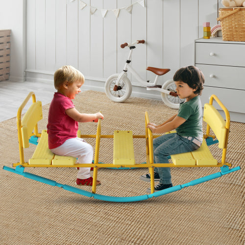 Outdoor Rocking Horse Seesaw for Kids - Multicolor Playground Equipment