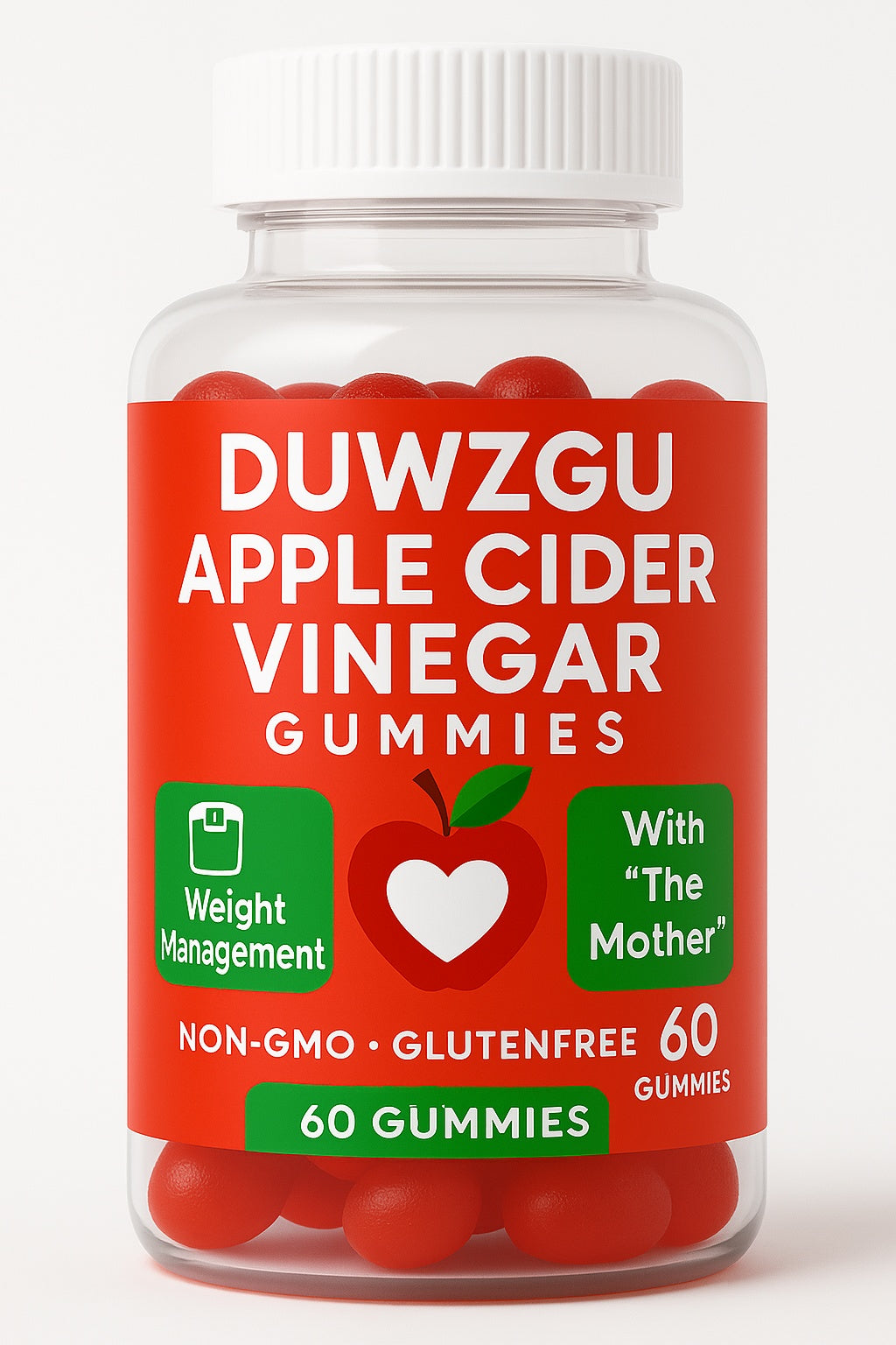 Cider Vinegar Gummy Candy - 60 Tablets