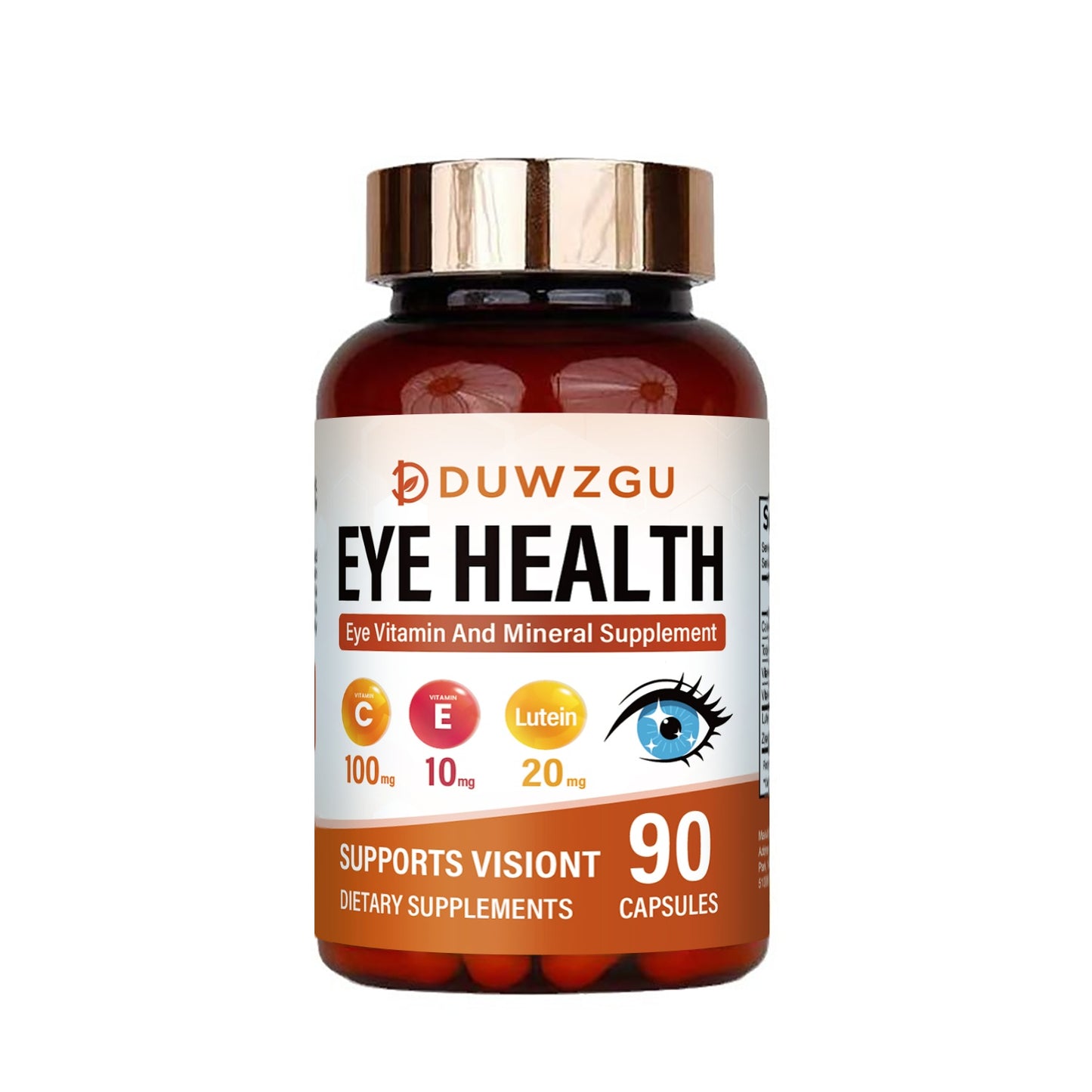 Vitamin Lutein Dietary Supplement Capsules