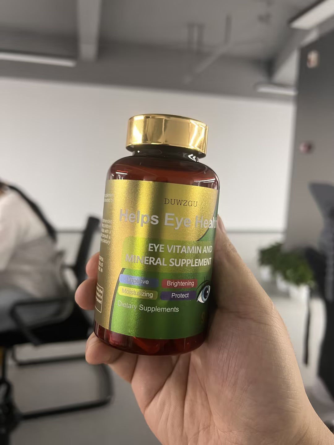 Vitamin Lutein Dietary Supplement Capsules