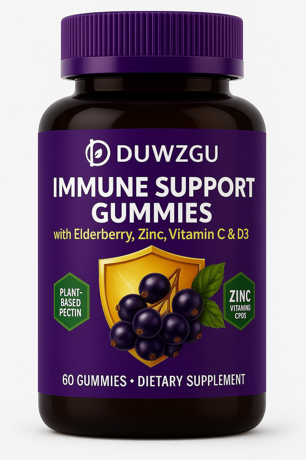 Sambucus Williamsii Soft Candy Gummies - 60 Tablets