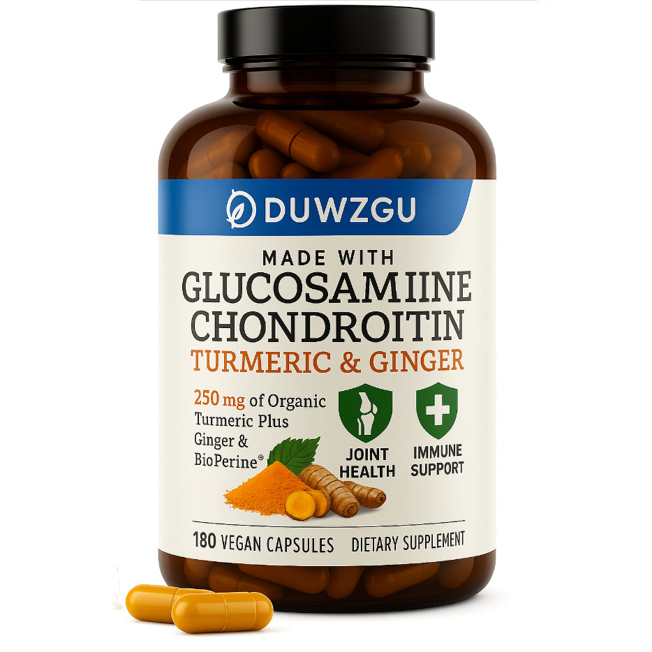 Glucosamine Chondroitin with Ginger Supplement - 180 Tablets