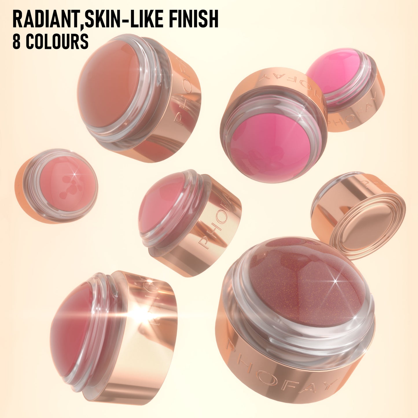 Long-Lasting Mousse Blush Cream - Lightweight Blendable Cheek & Lip Tint