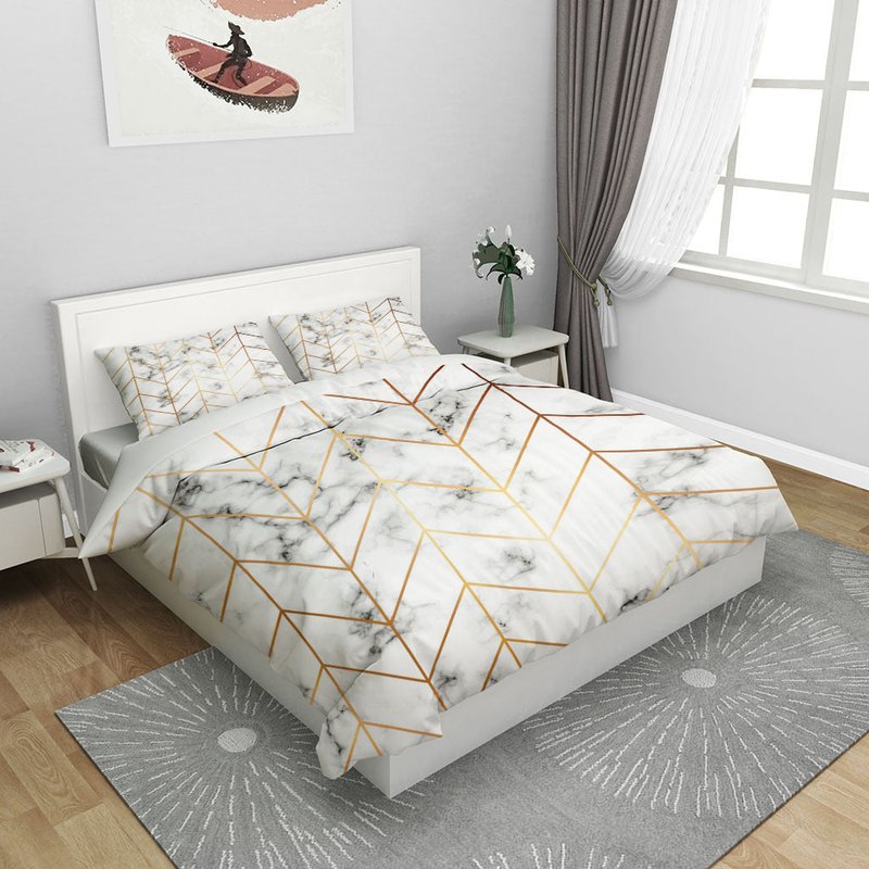 Cross-Border 3D Digital Printing Bedding Set - Multiple Sizes and Styles