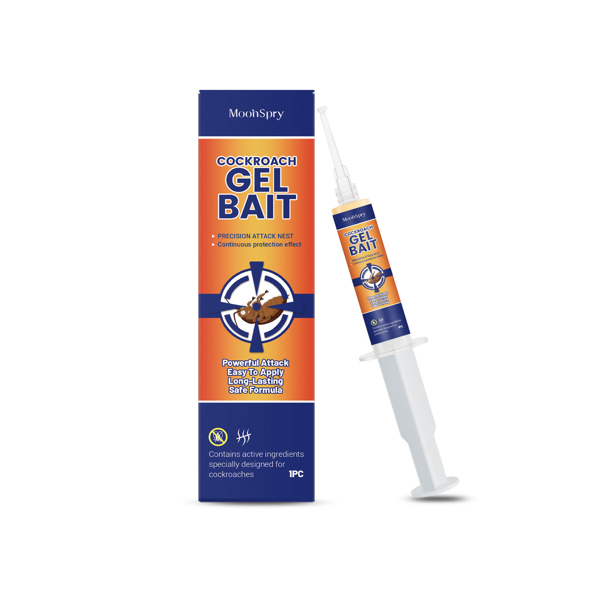 Cockroach Gel Bait - Pest Control Trap for Kitchen and Home Use