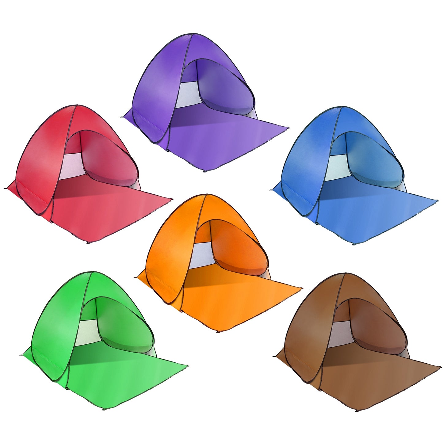 Pop Up Beach Tent for 2-3 Persons - Waterproof & UV Protection