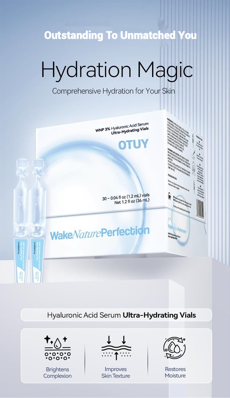 Hyaluronic Acid Facial Serum - 30ml Sterile Single-Use Ampoules