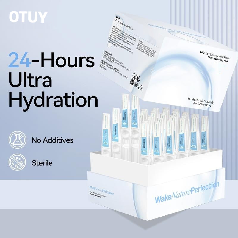 Hyaluronic Acid Facial Serum - 30ml Sterile Single-Use Ampoules