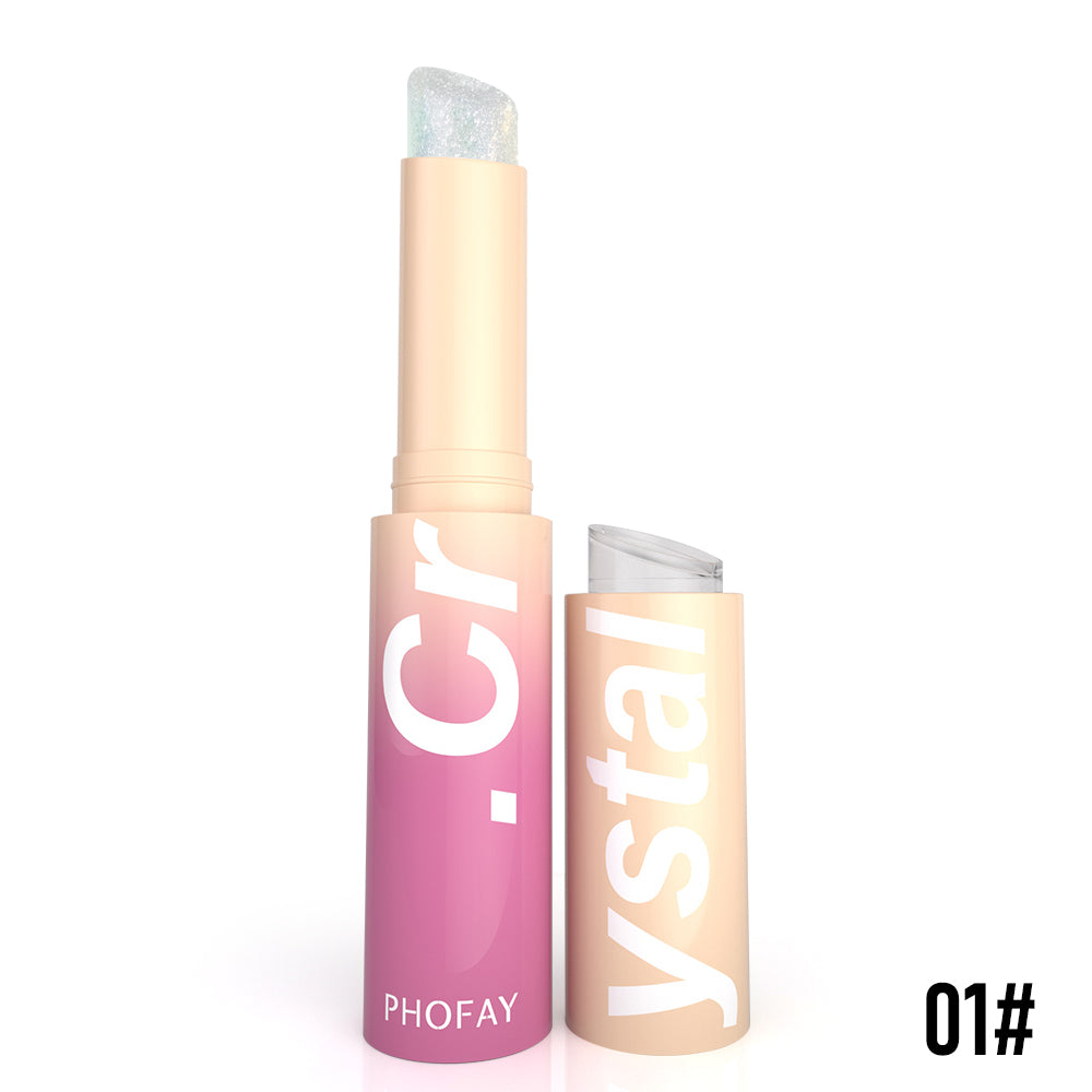 Crystal Jelly Highlighter Stick - Moisturizing Shimmer Makeup