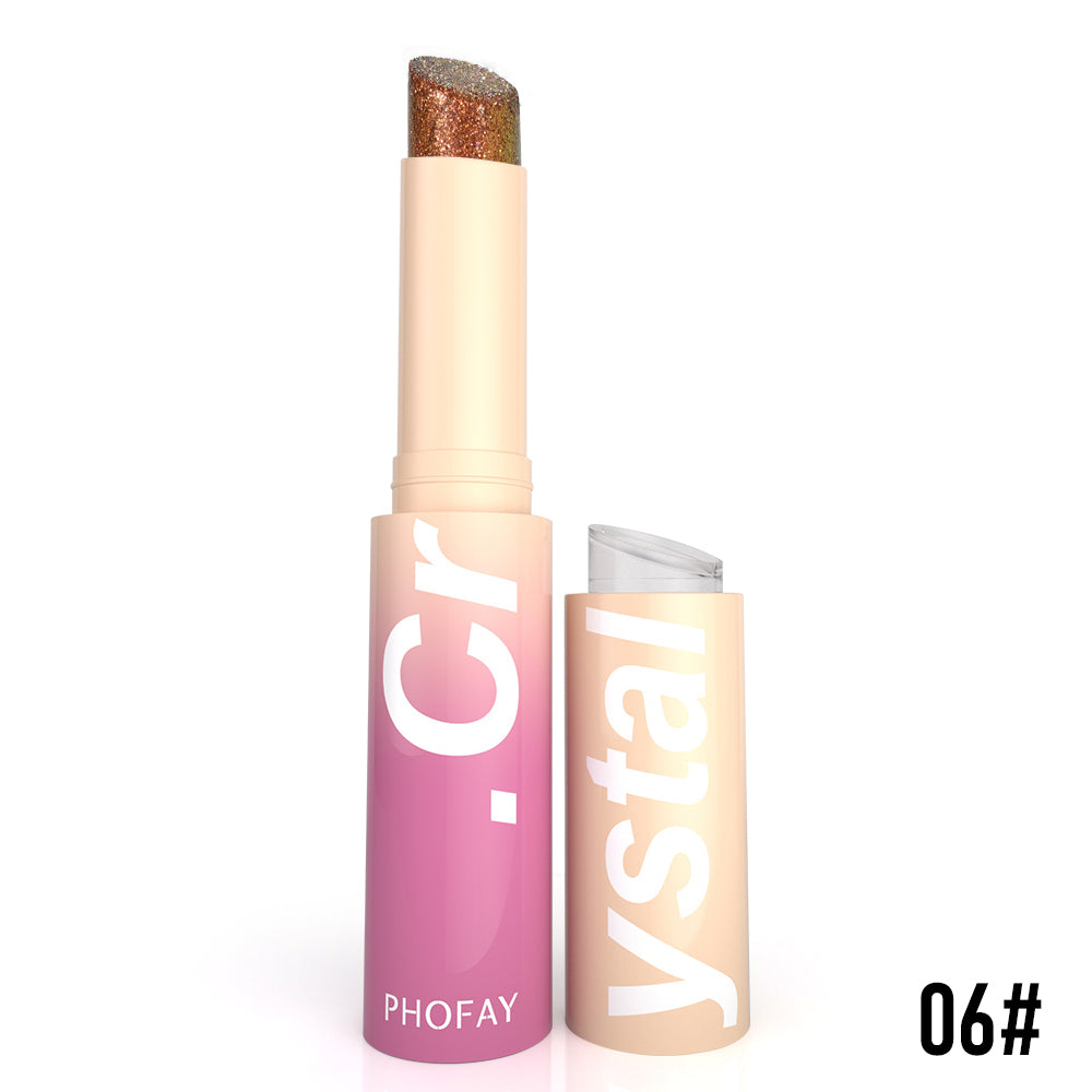 Crystal Jelly Highlighter Stick - Moisturizing Shimmer Makeup