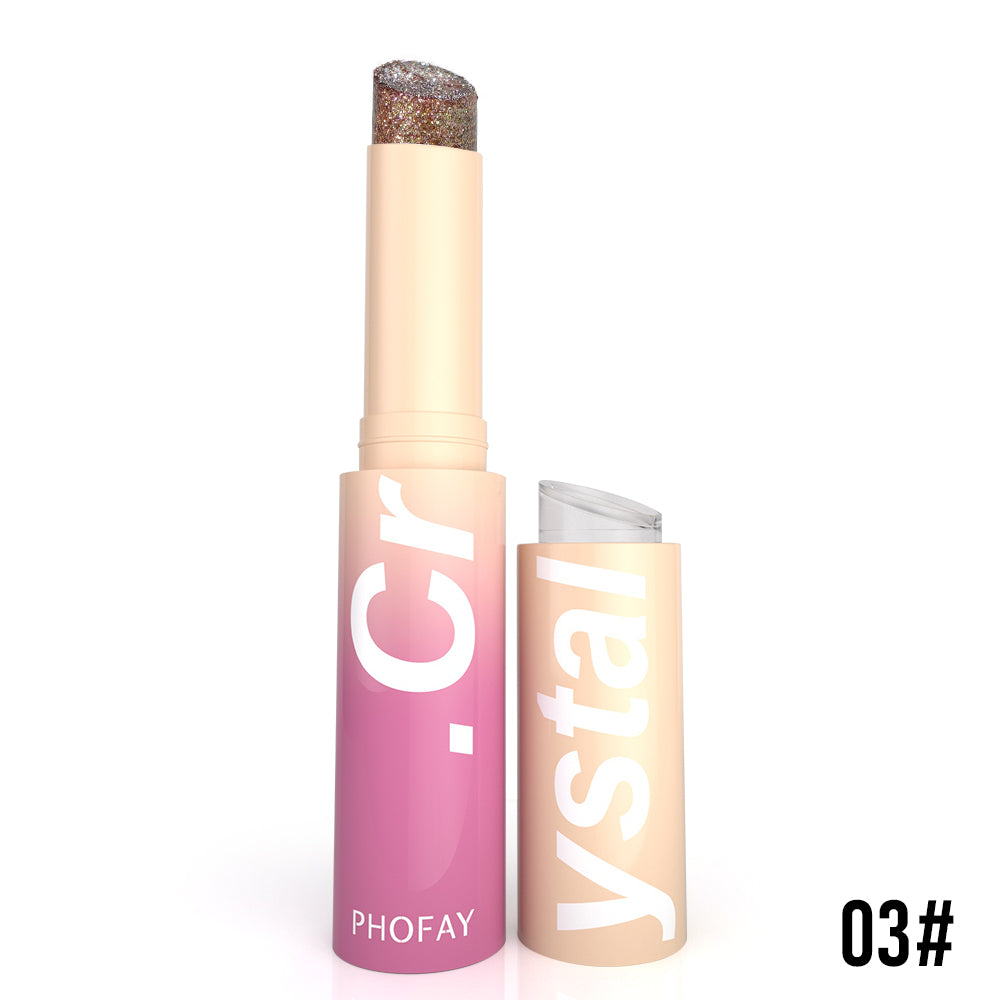 Crystal Jelly Highlighter Stick - Moisturizing Shimmer Makeup