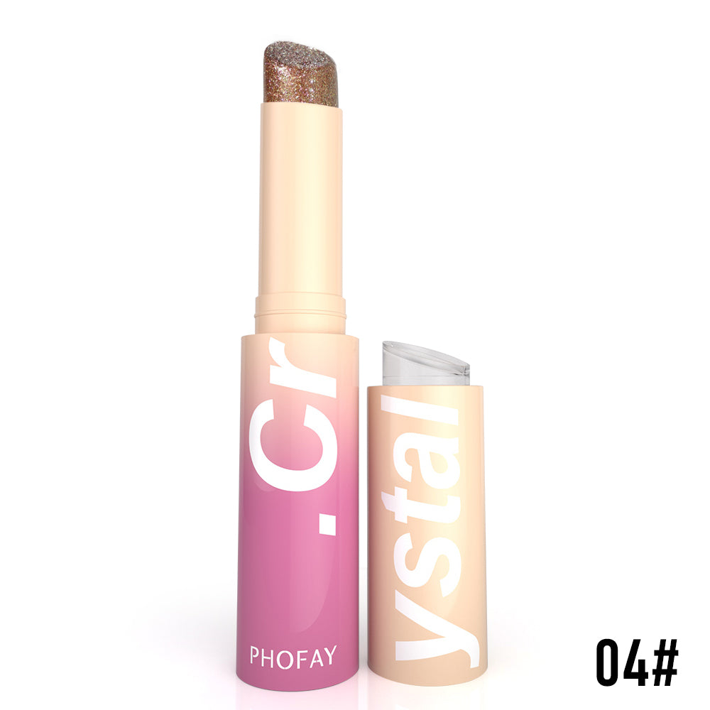 Crystal Jelly Highlighter Stick - Moisturizing Shimmer Makeup