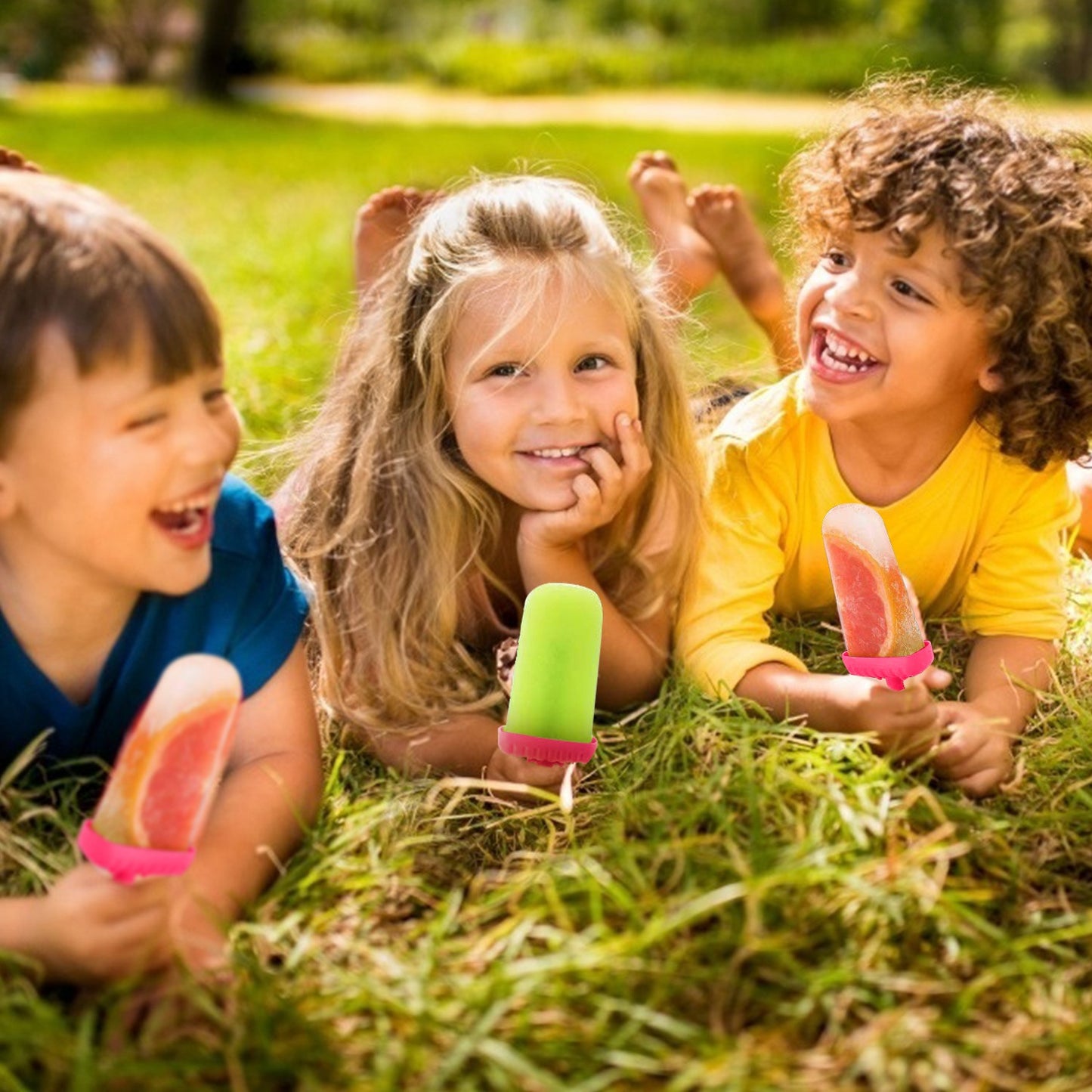Reusable 6-Cavity Popsicle Molds for Homemade Ice Snacks