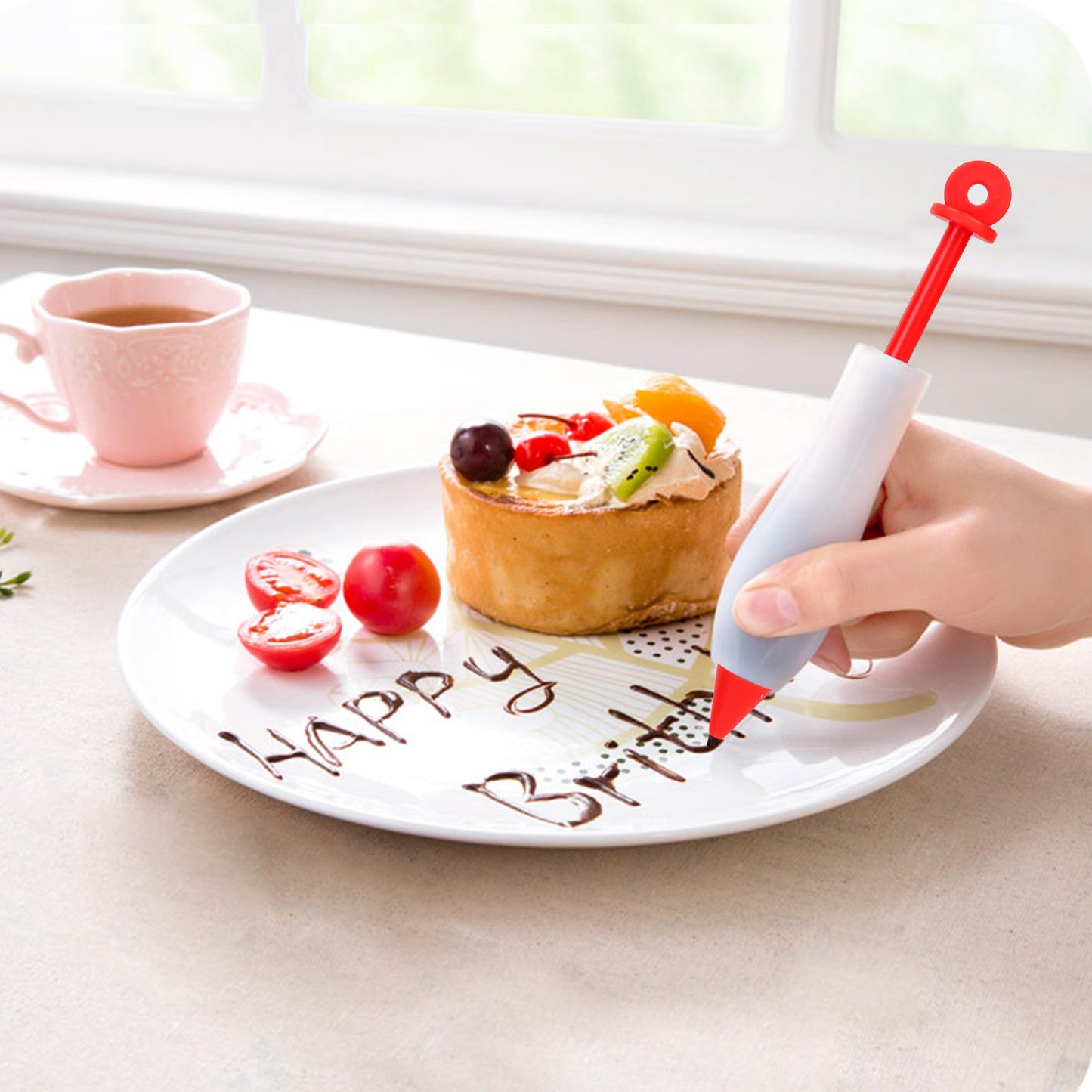 11-Inch Rotating Cake Turntable with 108-Piece Decorating Kit