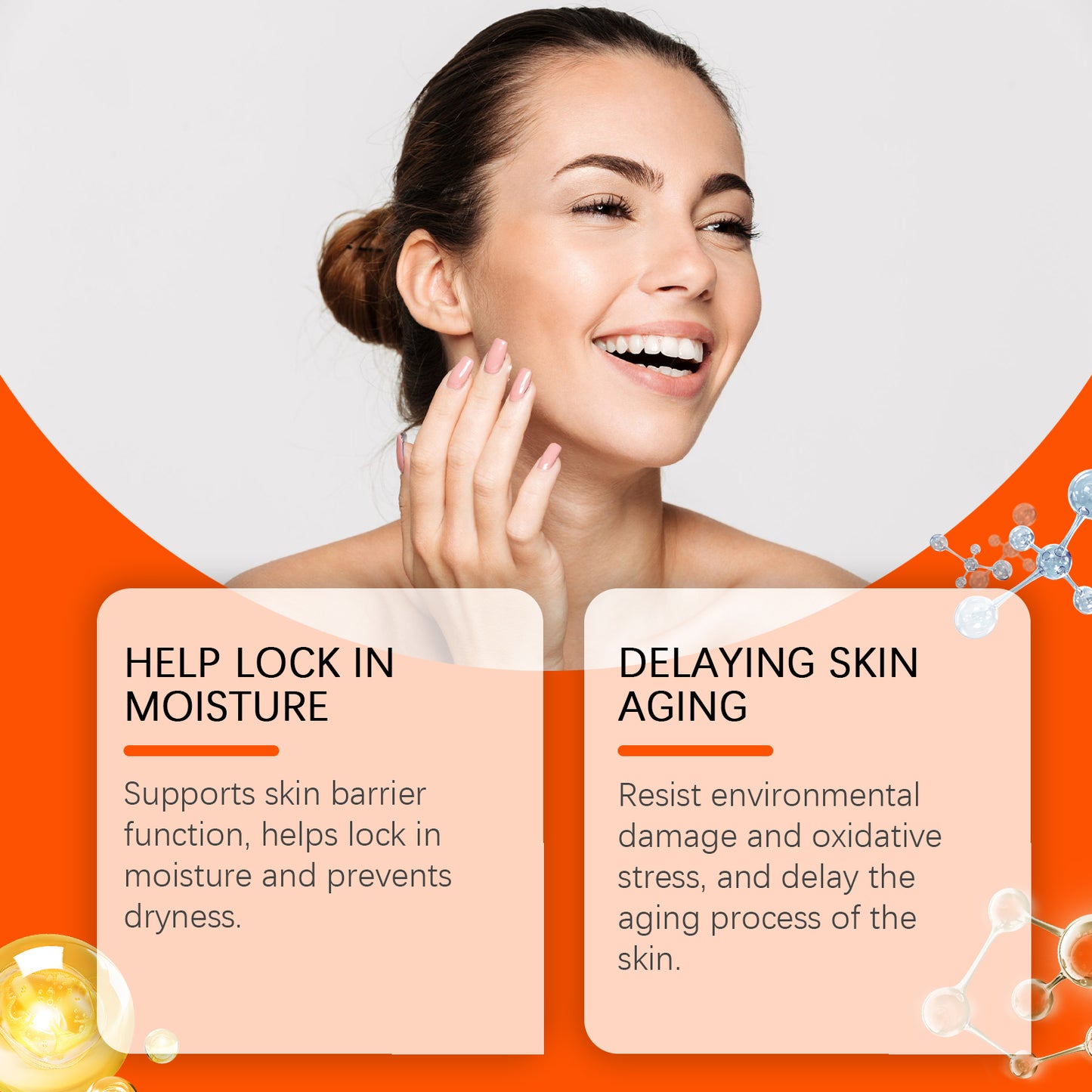 Firming Moisturizing Facial Cream with Aloe Vera & Peptide - 100g