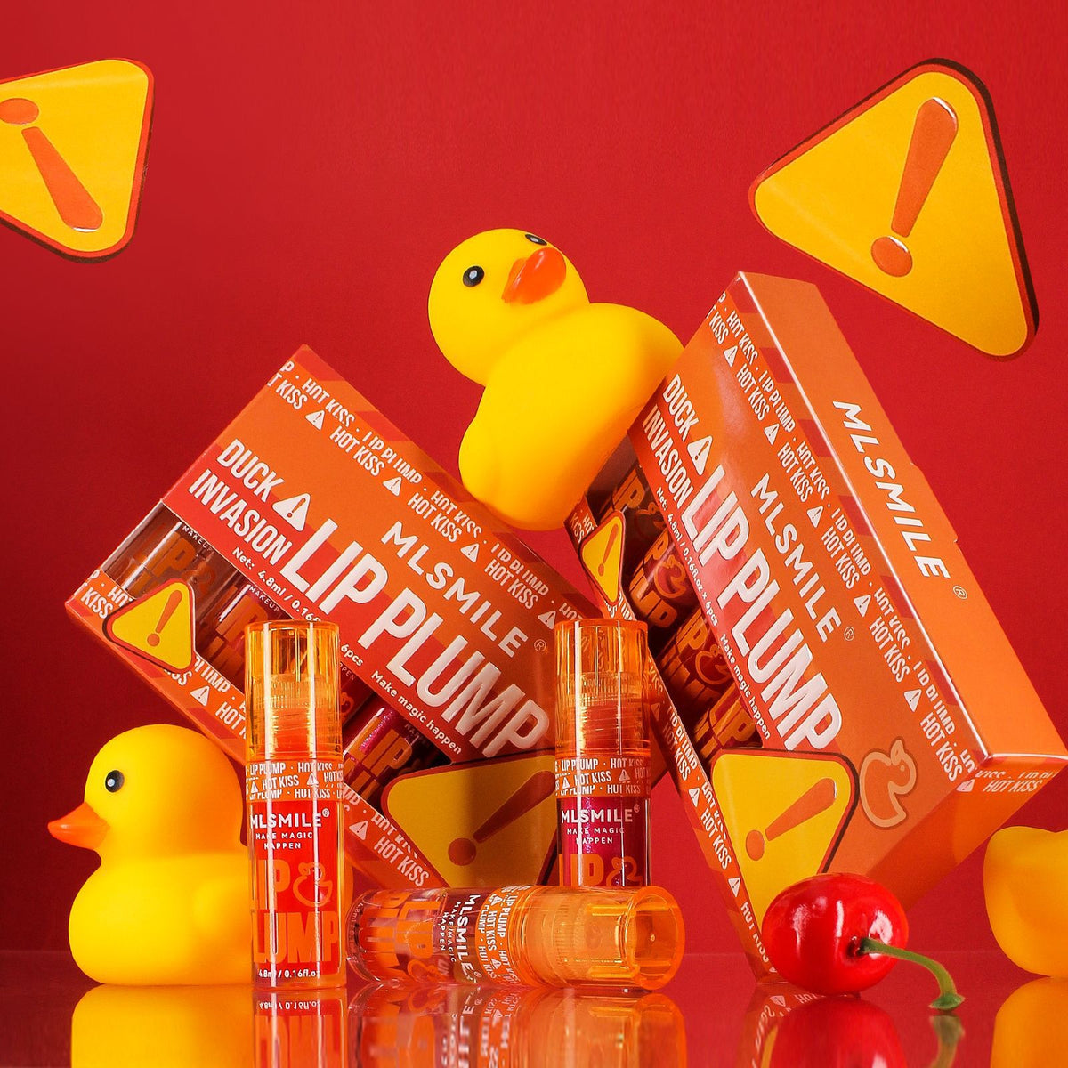 Lip Gloss Set - Moisturizing Lip Glaze with 6 Colors, 4.8ml Each