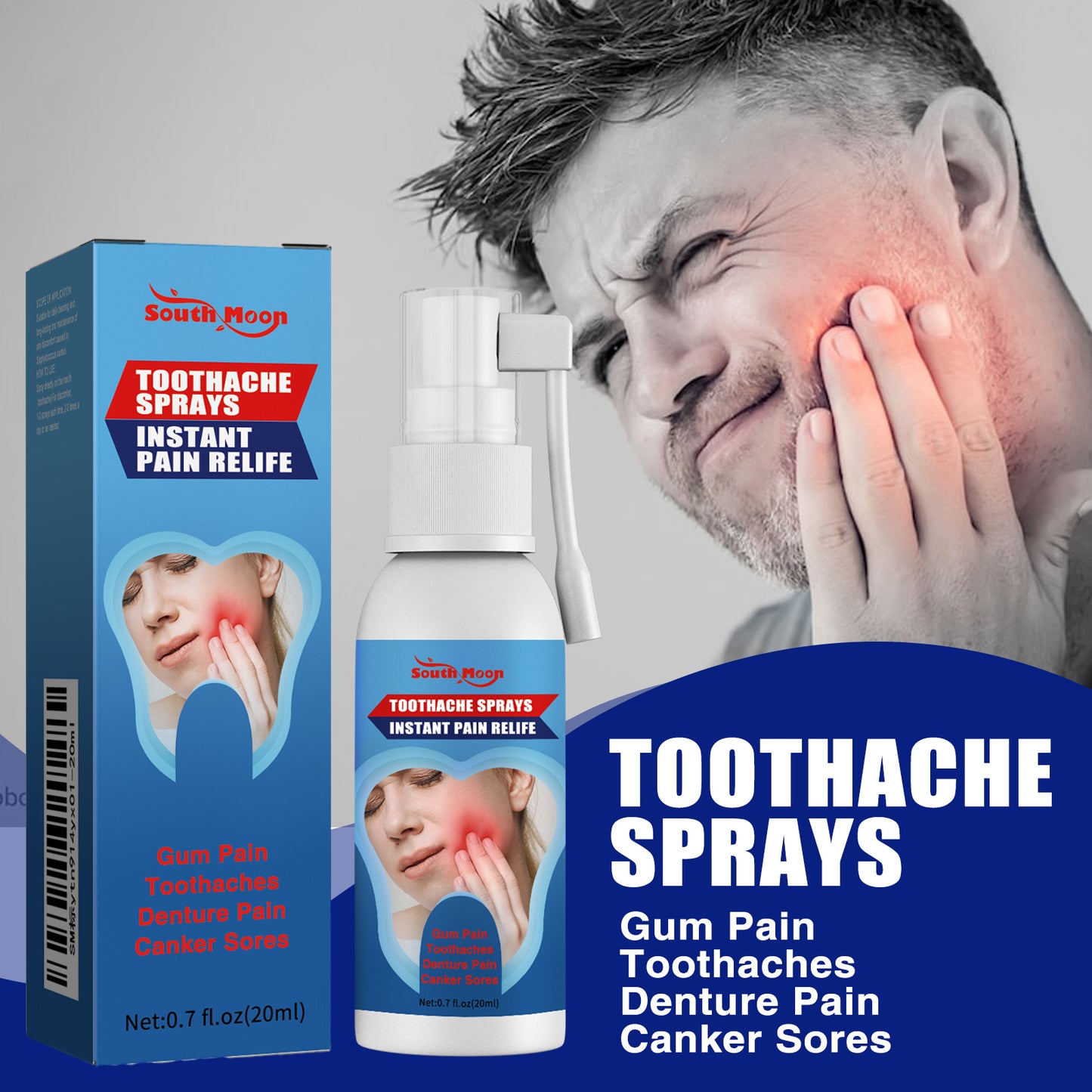 Peppermint Oral Care Spray for Gum Health and Relief
